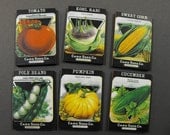 Vintage Seed Packets - Collection of 10 different Wood Cuts