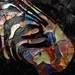 Original Zebra Painting Large abstract contemporary metallic multicolor black palette knife impasto fine art by Susanna 36x24