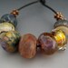 Naos Glass - Swingin Singles Set - Group Two - Handmade Lampwork Beads SRA