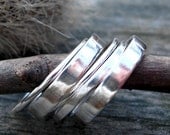 Sterling Silver Stacking Rings ... Your Size Multi Width Rings