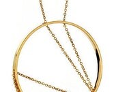 Inner Circle Necklace 107 in Yellow Gold
