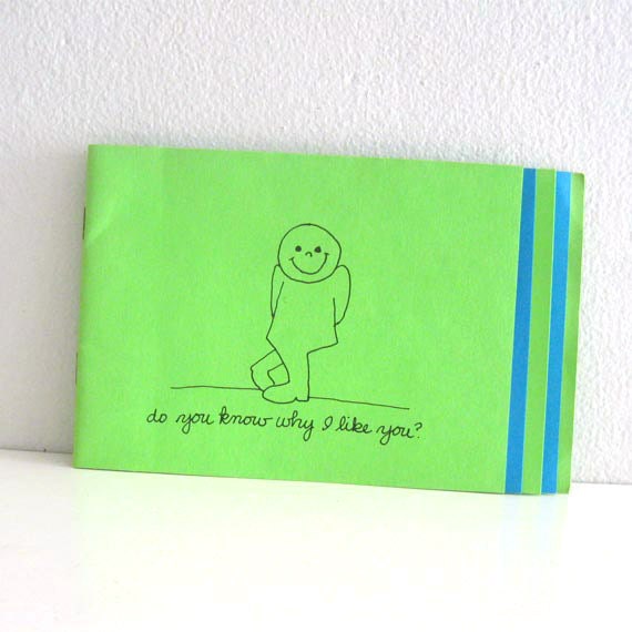 Vintage Friendship Booklet 1960s Do You Know Why I Like You Riback Paper Book