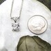 RESERVED for M - Beautiful and Elegant 1930s to 1940's 18K Diamond Pendant Necklace - Old European Cut Diamond - approx .50 carats - Jabel
