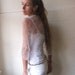 White shrug / Ivory white shrug cream white bridal shrug perfect for summer