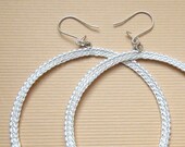 Wedding Round Crochet Earrings - women jewelry - 1001ArtBeads