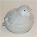 vintage ceramic bird box container
