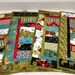 Reserved for Sherry Holiday Table Jovial Christmas Quilted Placemats - Set of 6