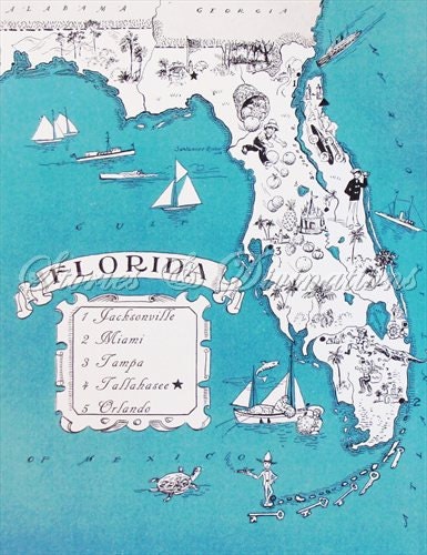 RESERVED - Florida and England Maps
