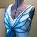 Scarf Skinny Crochet, Long Turquoise Teal Green, Airy, Shawl, Wrap, Year-Round Wear