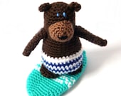 Amigurumi Pattern Bear - Surfer Bear - Bear Crochet Pattern