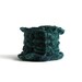 Lace Scarflette Knitted Teal Green and Blue Merino Wool