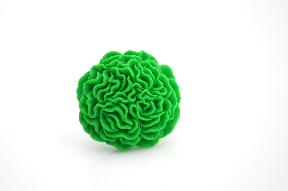 Grass Green Pom Pom Ring Buy 3 Get 1 Free