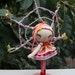 RESERVED Forest Ferris Wheel Paper Mache OOAK Art Doll