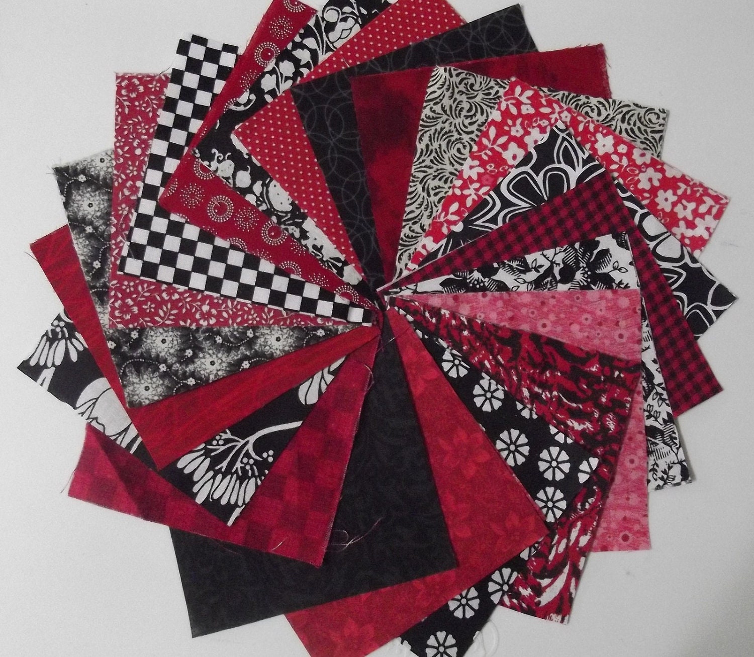 Black Red Quilt