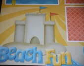Beach Fun Premade 12x12 Scrapbook Pages for the Beach Boy GIRL SUMMER