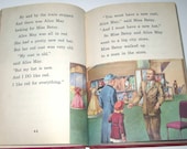 The Wishing Well Vintage 1940s Children's School Reader or Textbook with Alice and Jerry