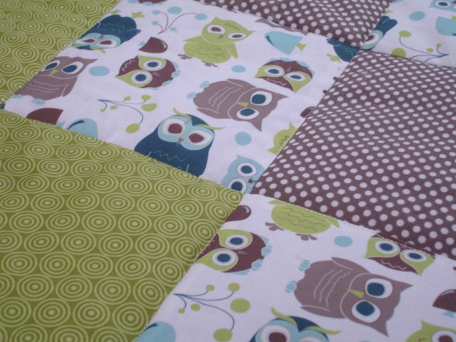 Modern Owls Fabric Quilting Kit 25 7 Inch Squares
