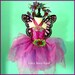 AUGUST SALE - Butterfly Fairy Costume - children's size 4/6/8 - The Sparkle Faerie in magenta and plum