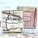 Cufflinks made from a Vintage Map of Georgia Tech University at Atlanta - with Gift Box