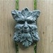 Concrete Greenman Plaque (Bluestone) Garden Sculpture
