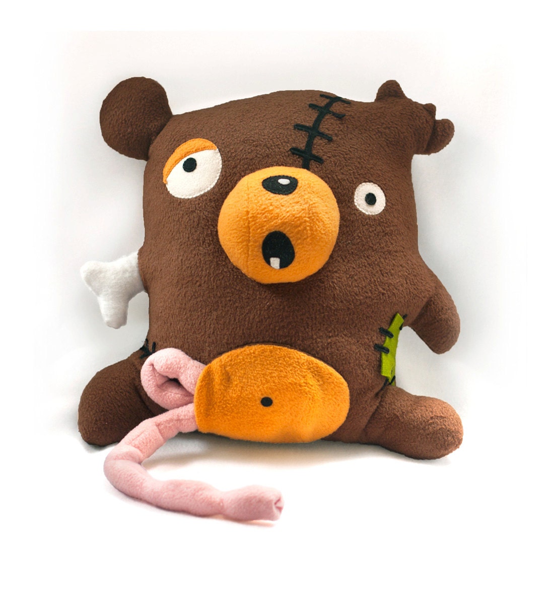 Zombie Bear pattern - PDF stuffed animal sewing pattern - halloween