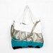 Mini Ruche Bag in Ocean Blue Ombre Leather - OOAK - LAST ONE - Ready to Ship