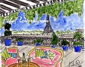 Celebration Balcony in Paris