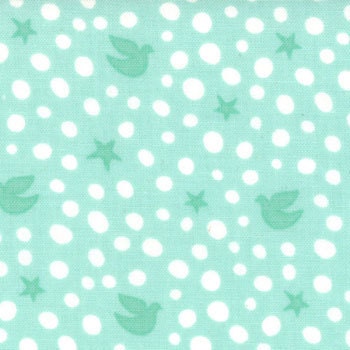 Joy by Kate Spain for Moda, Peace in mint, 1 yard