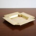 Vintage square brass ashtray