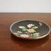 Vintage floral cloisonne dish