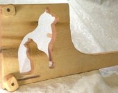 Card / Inkle weaving loom  - Birdseye Maple Cats