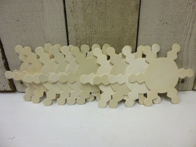 Wooden Snowflake Craft