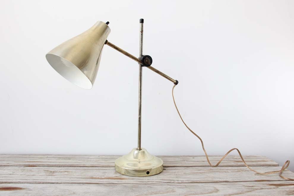 Modern Gold Adjustable Sooneman Style Table Lamp