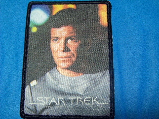 Star Trek Patch 1979 Captain Kirk and Spock Choice of One
