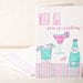 Letterpress Greeting Card - With Age, Bamboo paper, patterned envelope on 100% PCW paper, C4-N11T