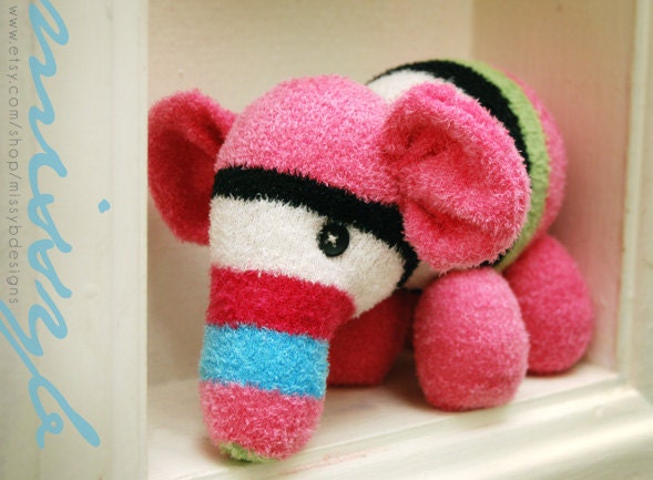 sock monkey elephant