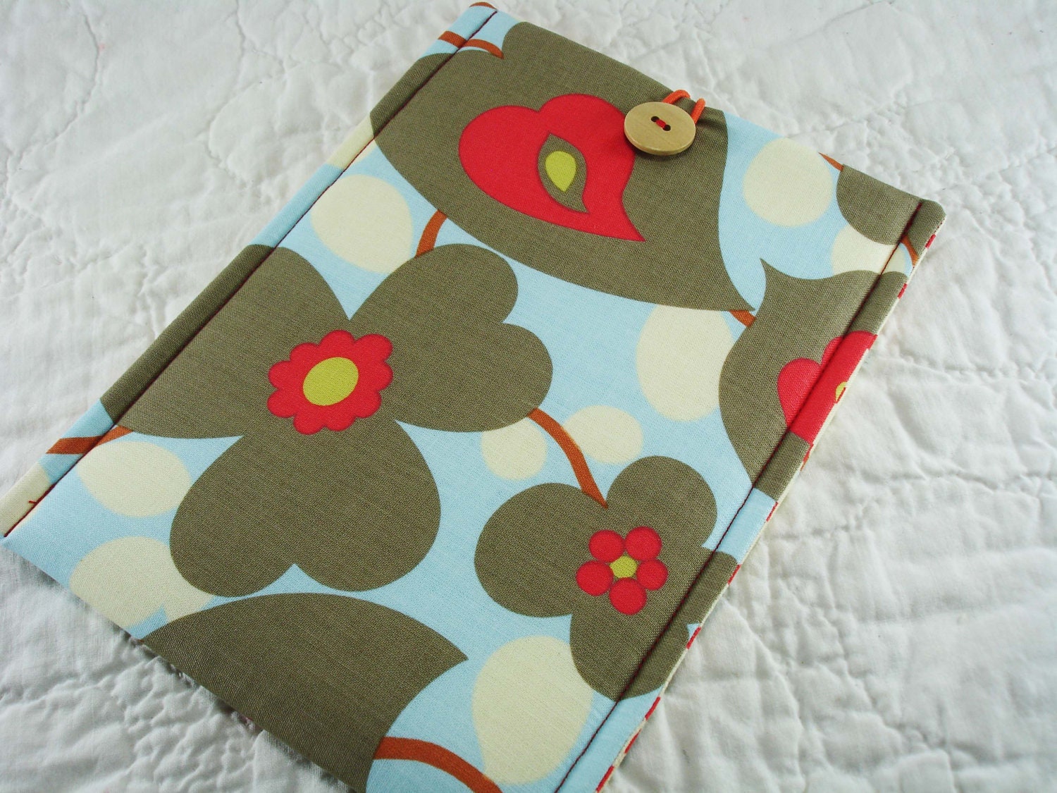 Ready To Ship Sleeve For Your Kindle Fire or Kindle 3 Amy Butler Morning Glory