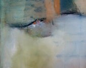 Whispered Back, Original abstract mixed media painting on canvas