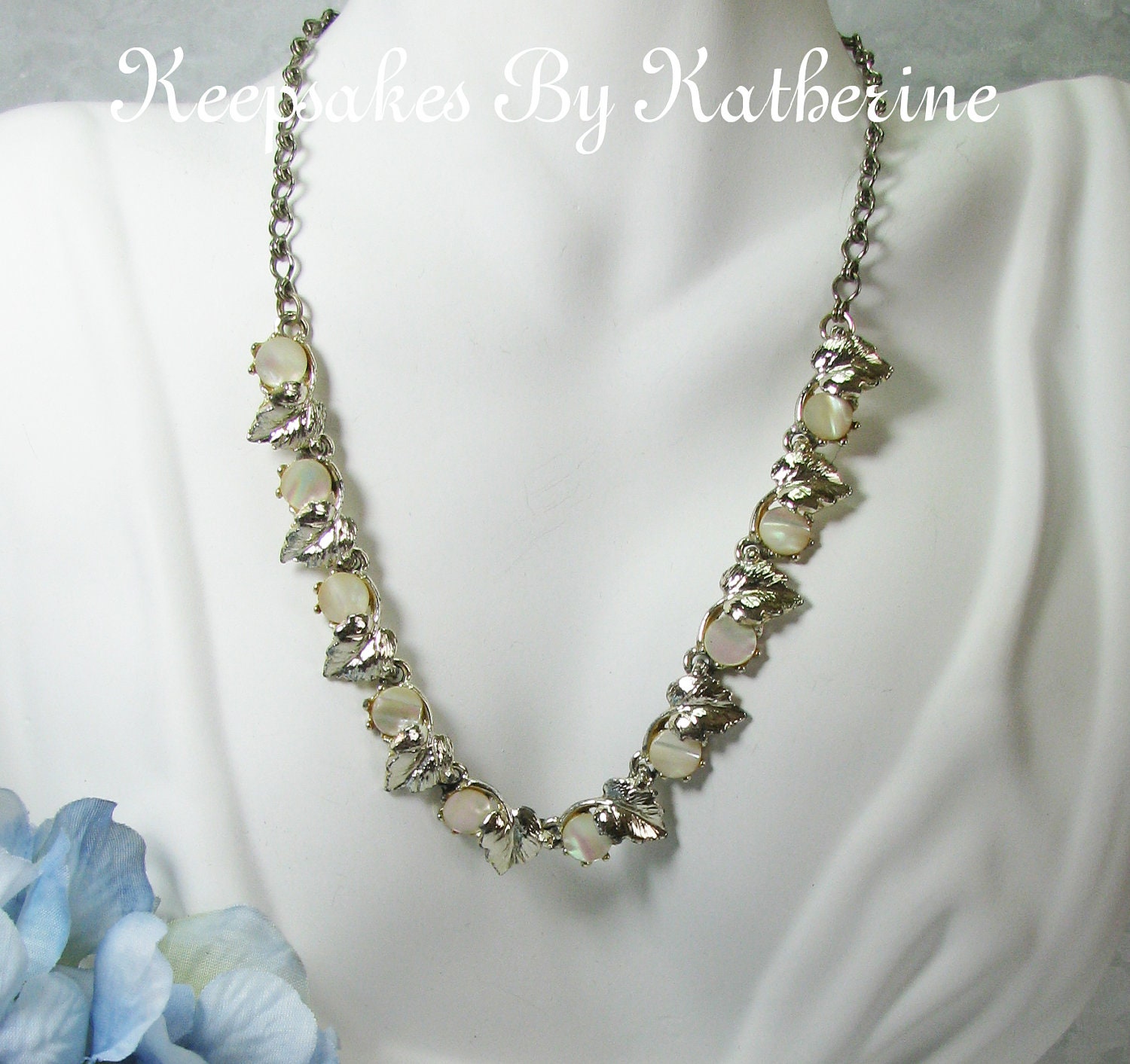 Vintage Mother Of Pearl Coro Necklace