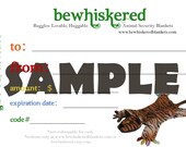 Bewhiskered Gift Certificate