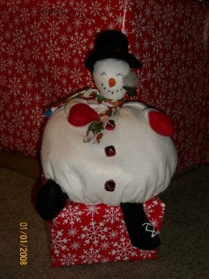 Fluffy, Puffy and Soft Cuddly Snowman