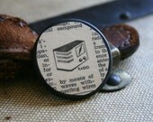 Radio - A Pinback Button - Made from a Vintage Dictionary Page - One-Of-A-Kind