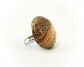 Natural Brown and Grey Jasper Ring - Natural Gemstone - AnnyMay