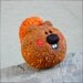 Needle Felted Squirrel Jingle Rattle Wooly Ready to Ship