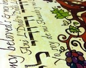 Ketubah Custom Text
