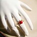 Vintage Avon Gold Apple teacher ring