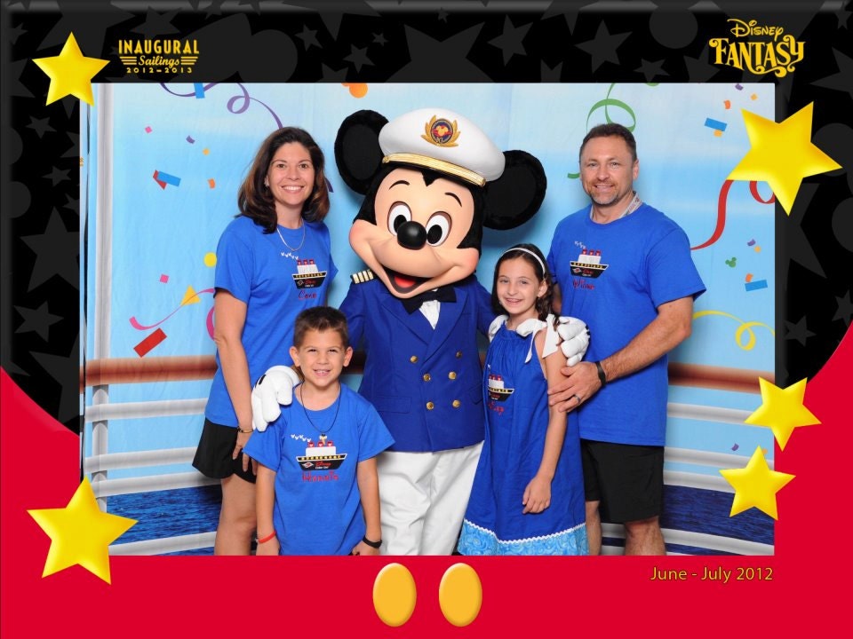 Blue Adult Disney Cruise Line tshirt