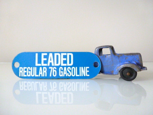 Enamel Gas Station Pump Sign