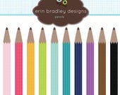 Pencils Clipart Clip Art for Personal and Commercial Use