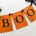 Boo Halloween Banner Garland - READY TO SHIP